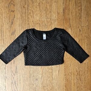 🔥2/$20🔥Deb Black Quilted Top Size XS